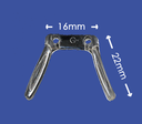 Puente Anatómico de PVC - Doble Perforación