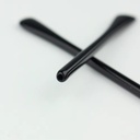 Terminales de PVC, Negro (Talón Fino), 65mm