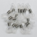 Terminal de Silicona Transparente para Colgantes