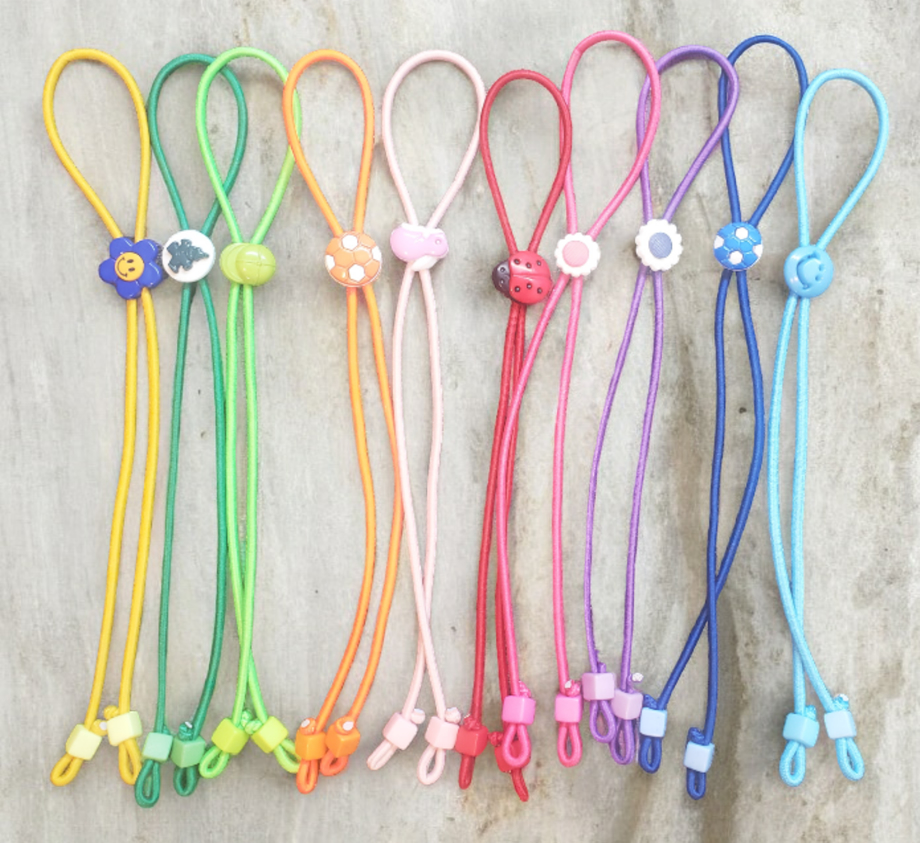 10 Cordones Elásticos para Niños, con Ajuste