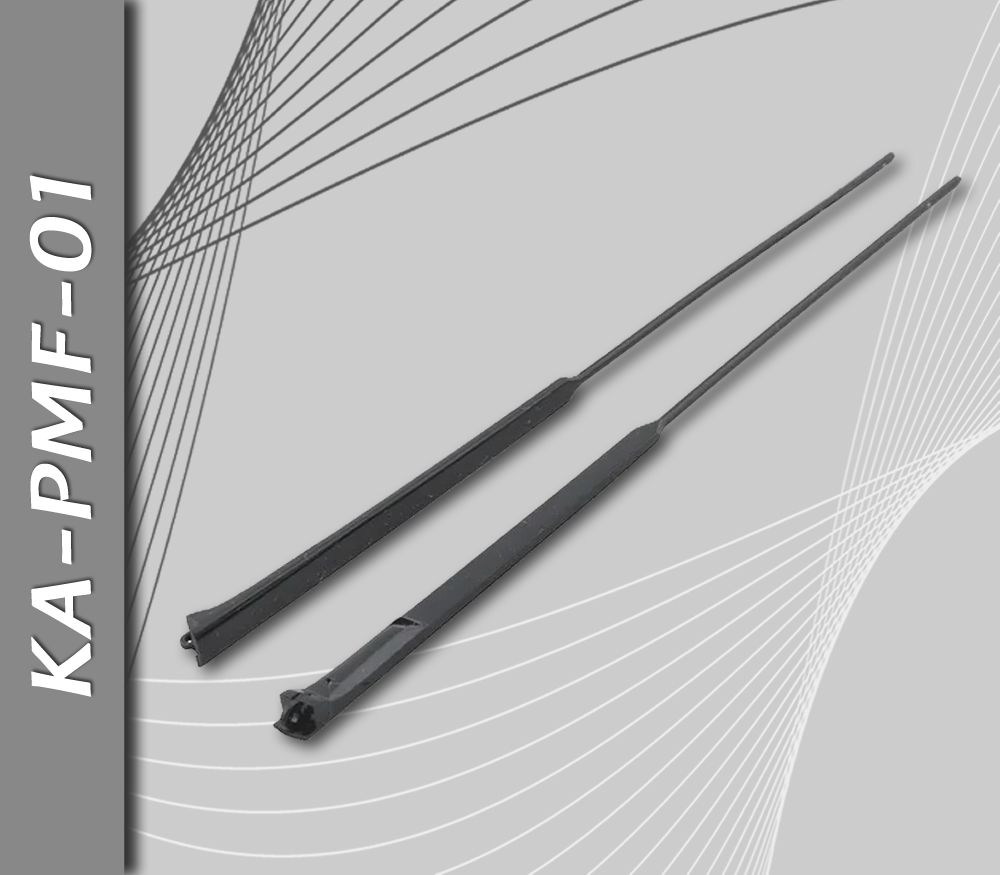 Patillas de Metal, con Flex, Negras