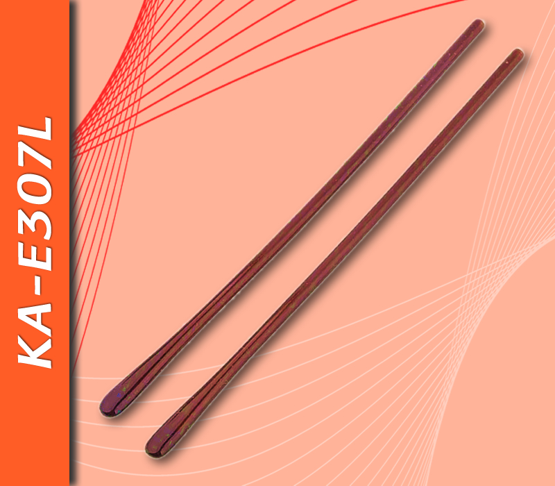 Terminales Largos de PVC, Marrón