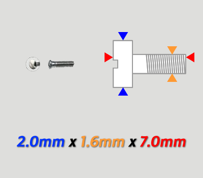 Tornillos 1.6