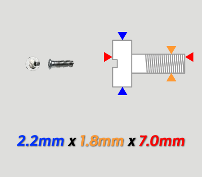 Tornillos 1.8