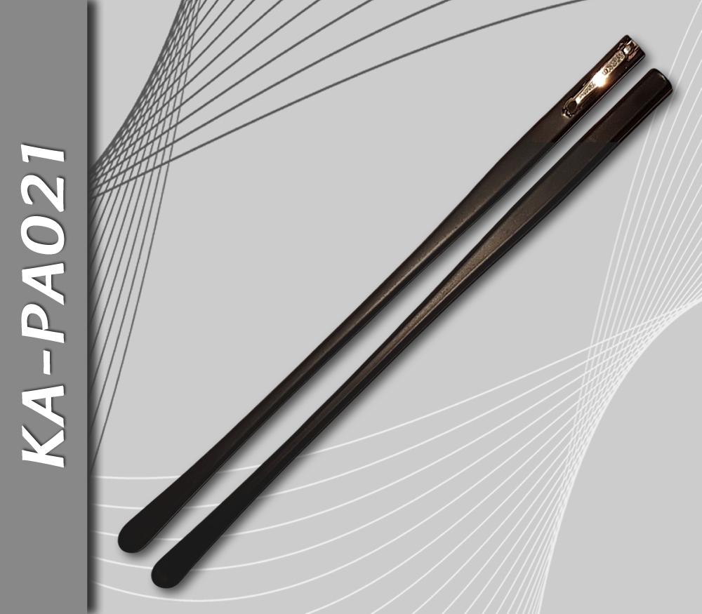 Patillas de Acetato, Negro Mate, Fina