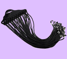 [KA-SCN-01] Set de 12 Cordones Negros