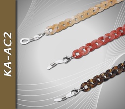 Cadena de Acrílico, Eslabón Grande - 3 Colores disponibles