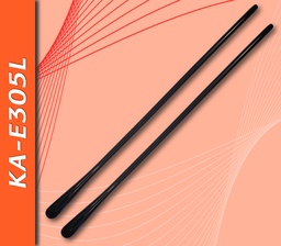 [KA-E305L] Terminales Largos de PVC, Negros