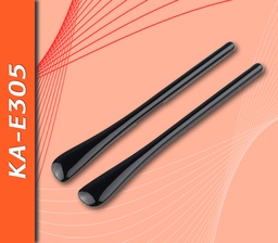 [KA-E305] Terminales de PVC, Negro, 65mm